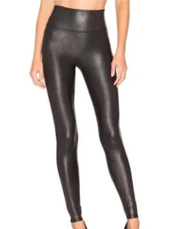 SPANX Pants - SPANXshape Faux Leather Leggings - Small